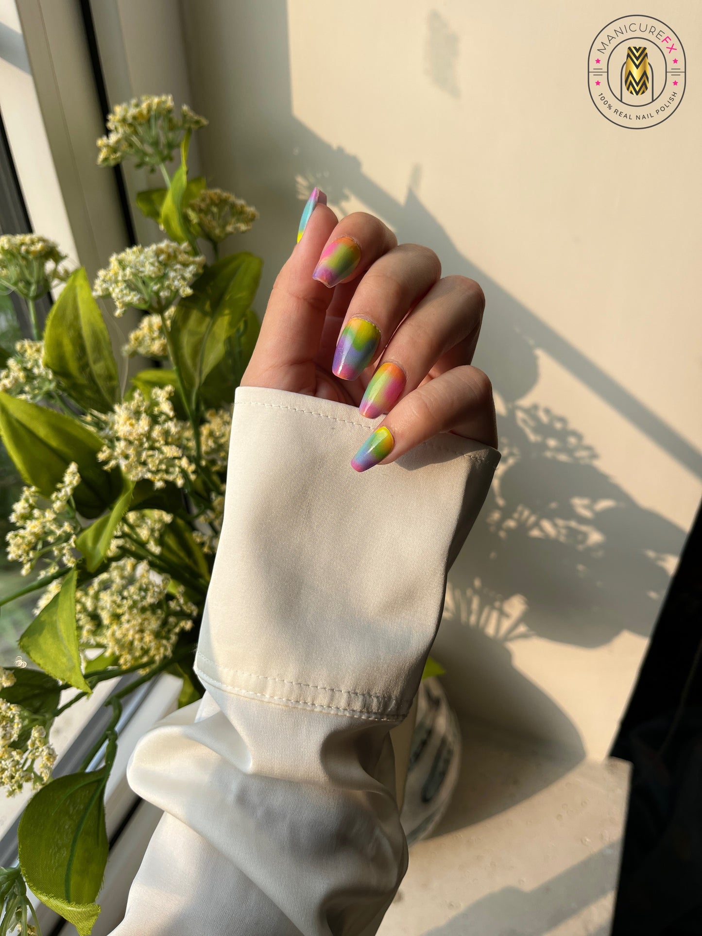 Chromatic Clouds Nails - Nail Wraps (Standard)