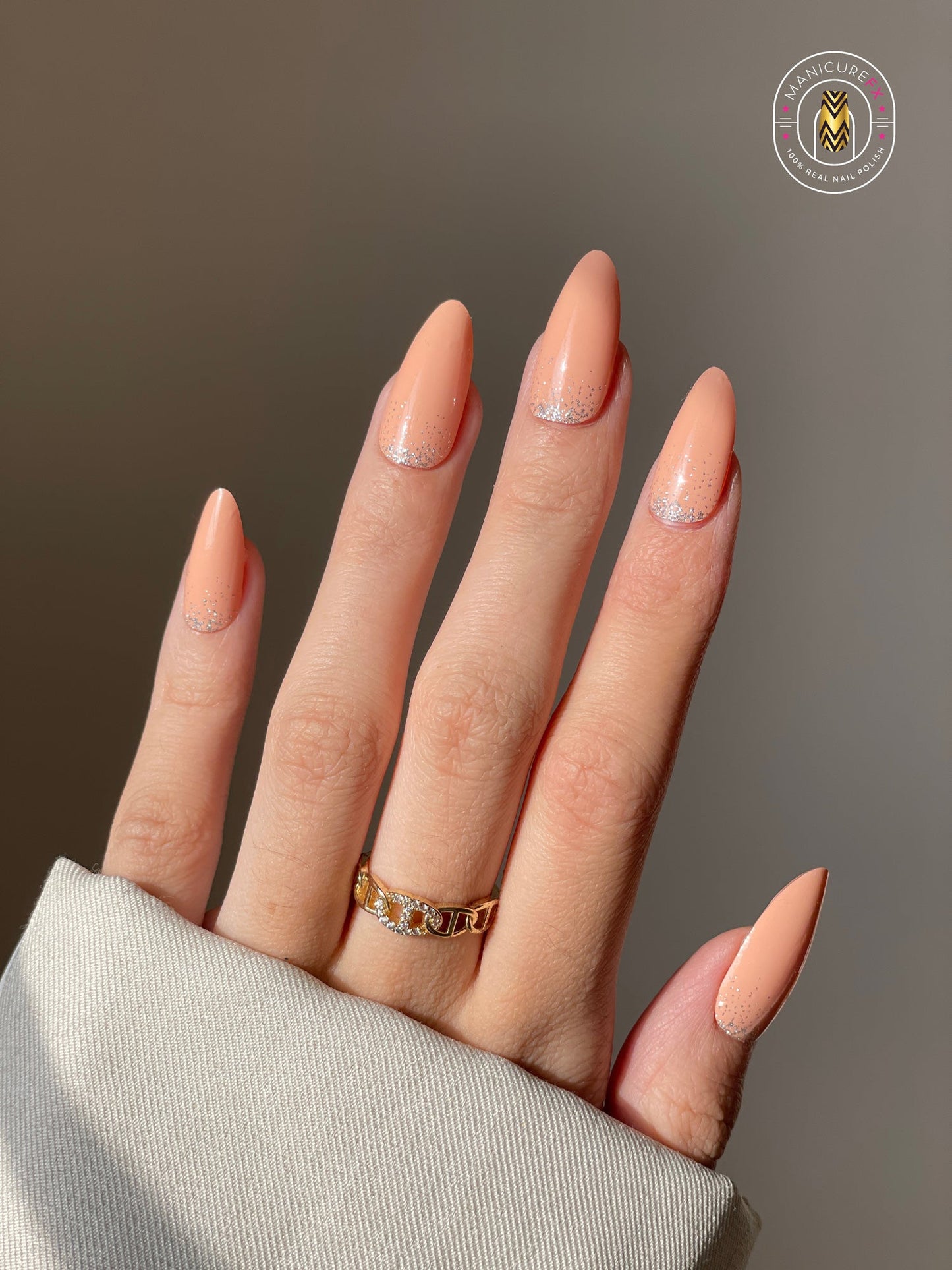 Nude Sparkle - Nail Wraps (Standard)