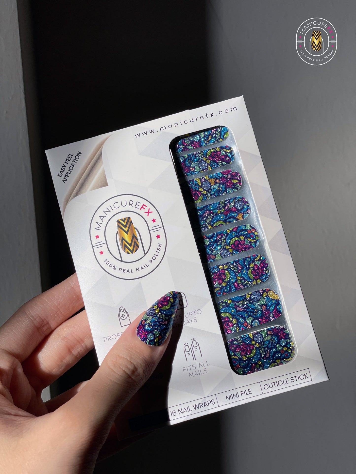 Shimmering Gems - Nail Wraps (Standard)