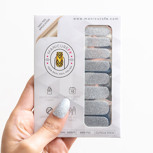 Grey Molecule - Nail Wraps (Standard)