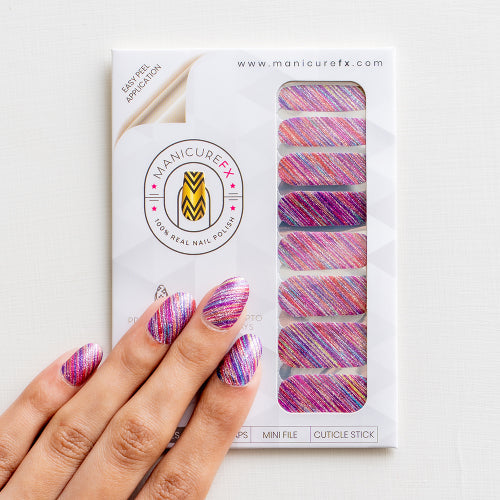Rainbow Rain - Nail Wraps (Standard)