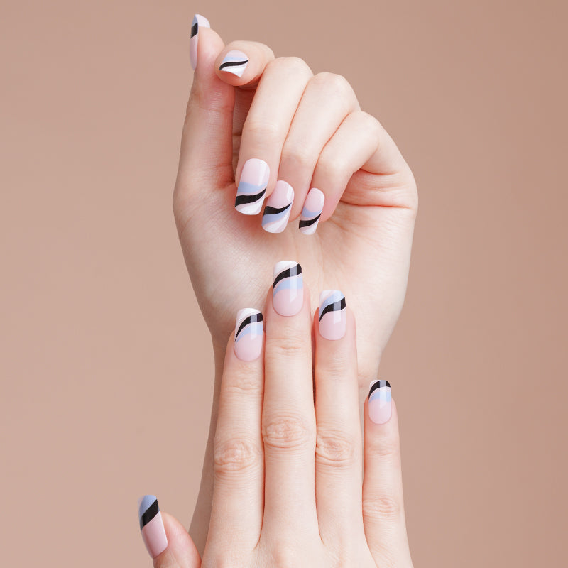 Watercolor Whirl - GEL Nail Wraps