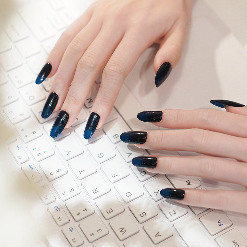 Whispering Sapphire - GEL Nail Wraps