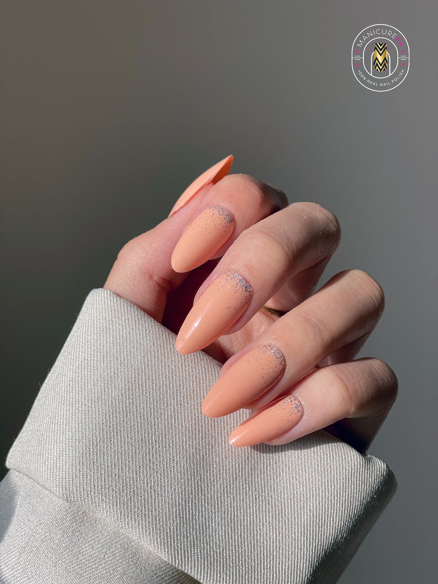 Nude Sparkle - Nail Wraps (Standard)