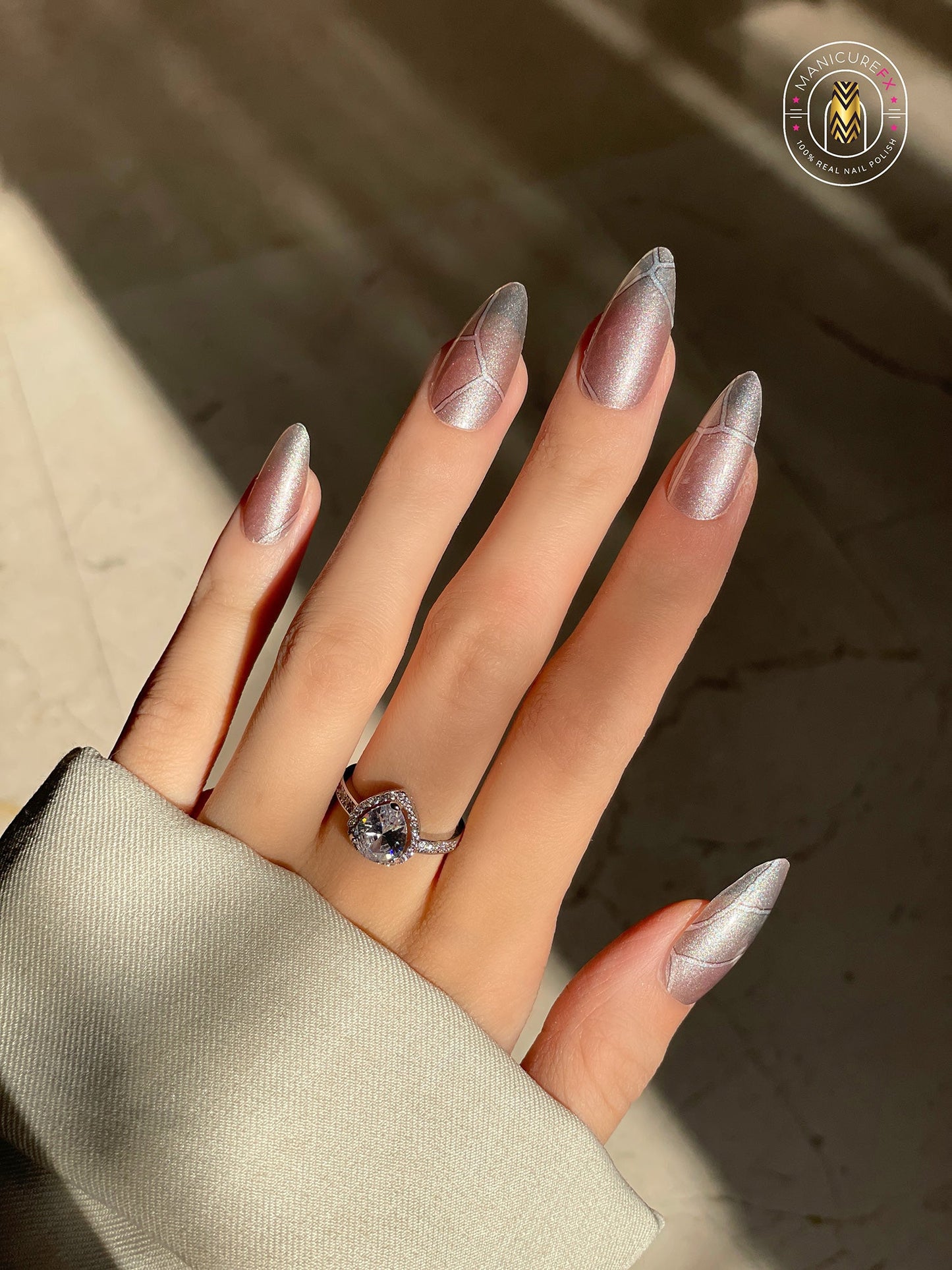 Mocha Mosaic - Nail Wraps (Standard)