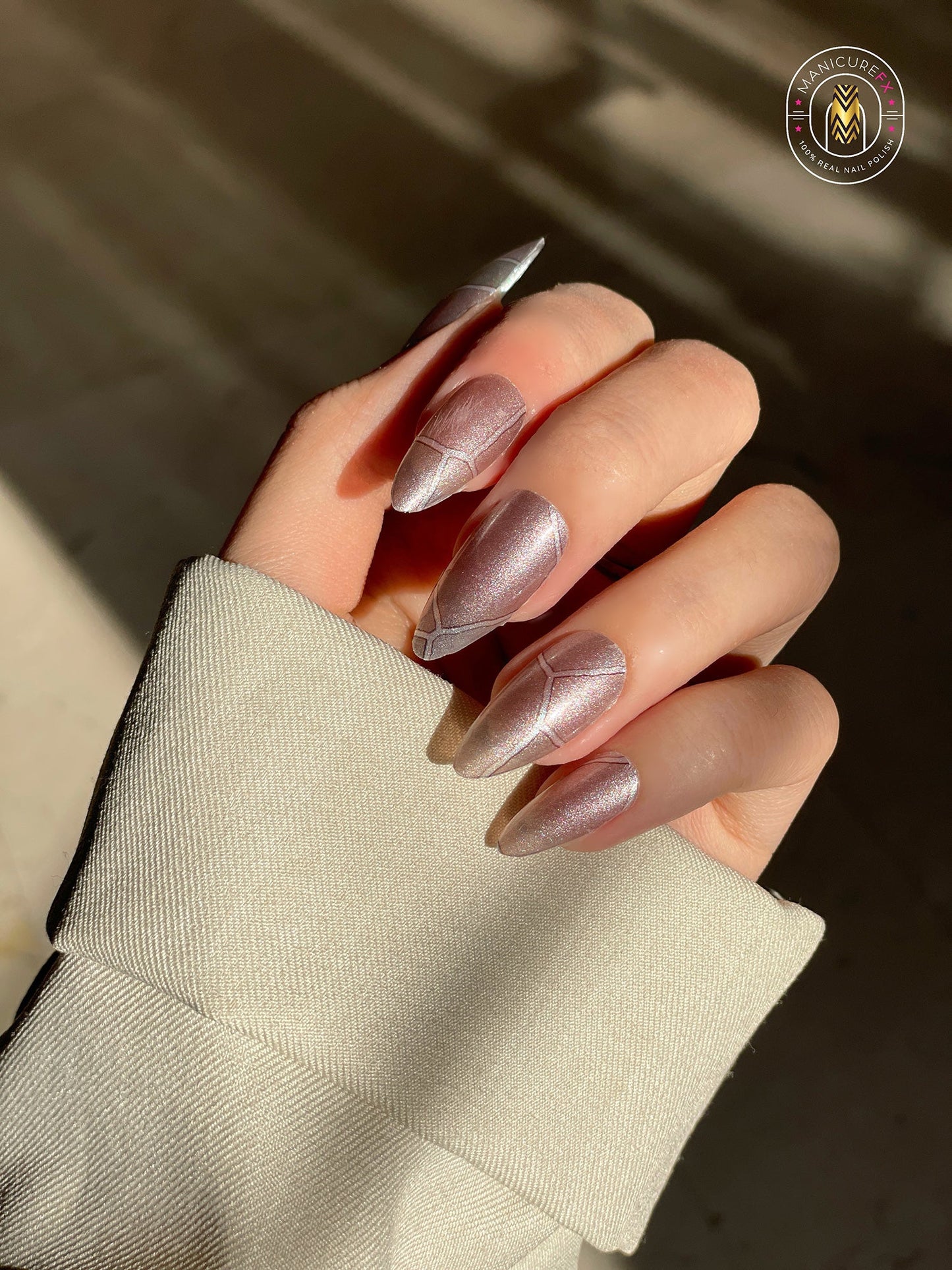 Mocha Mosaic - Nail Wraps (Standard)