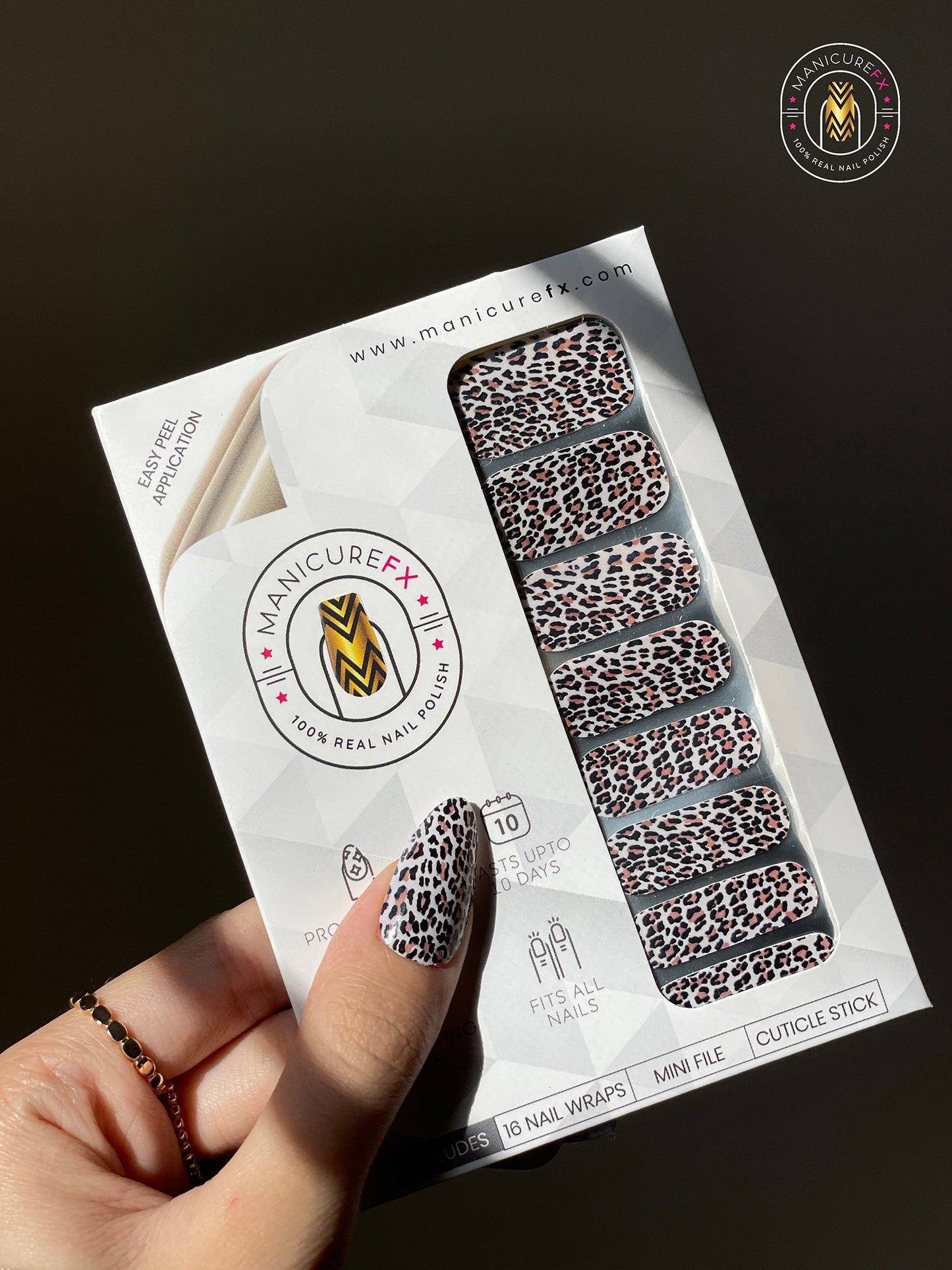 Affable Leopard - Nail Wraps (Standard)