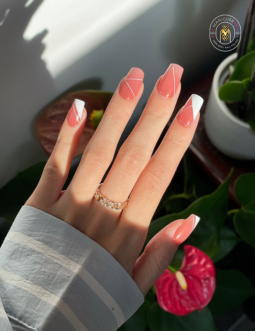 Peach Prism - Nail Wraps (Standard)