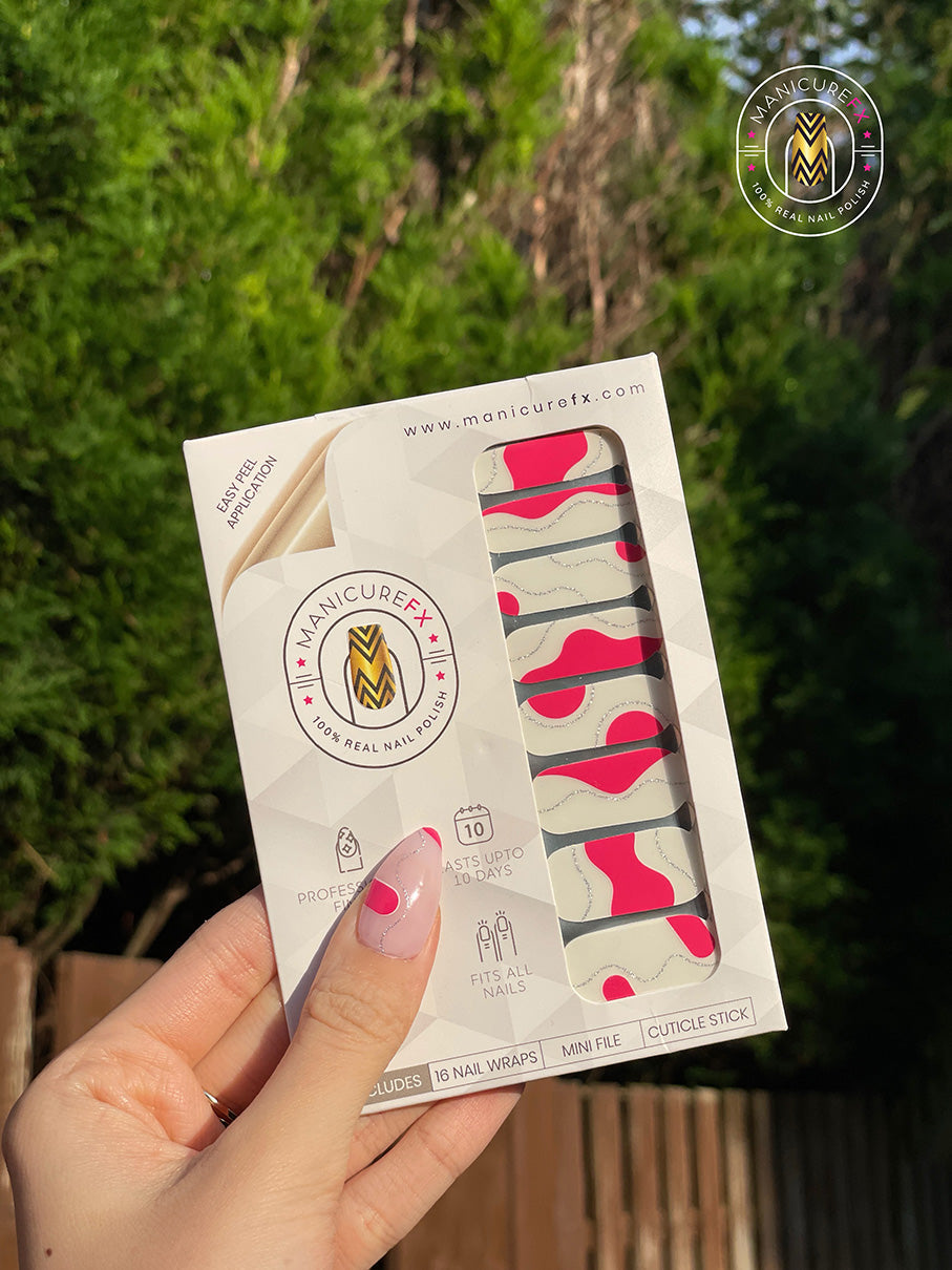 Pink Pizzazz Patchwork - Nail Wraps (Standard)